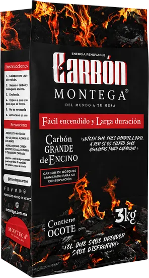 Montega — Carbón vegetal